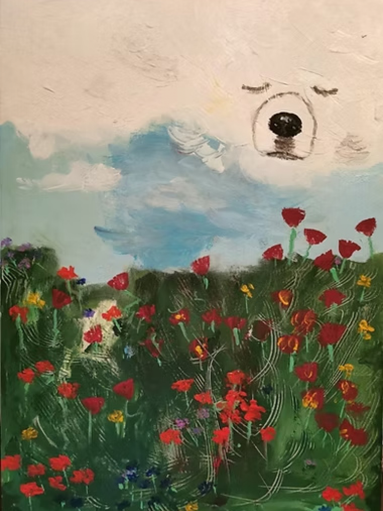 Aristo schnarcht in den Wolken